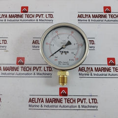 Tess EN 837.1 Pressure Gauge 0-150 PSI 0-10 BAR