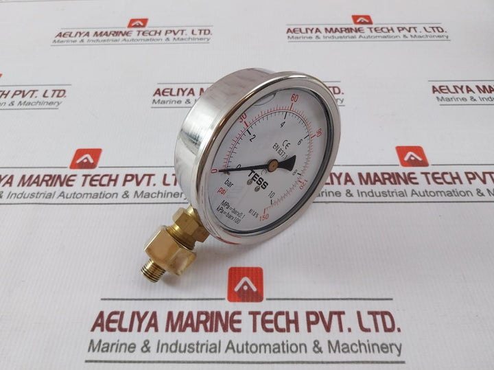 Tess En 837.1 Pressure Gauge 0-10 Bar 0-150 Psi