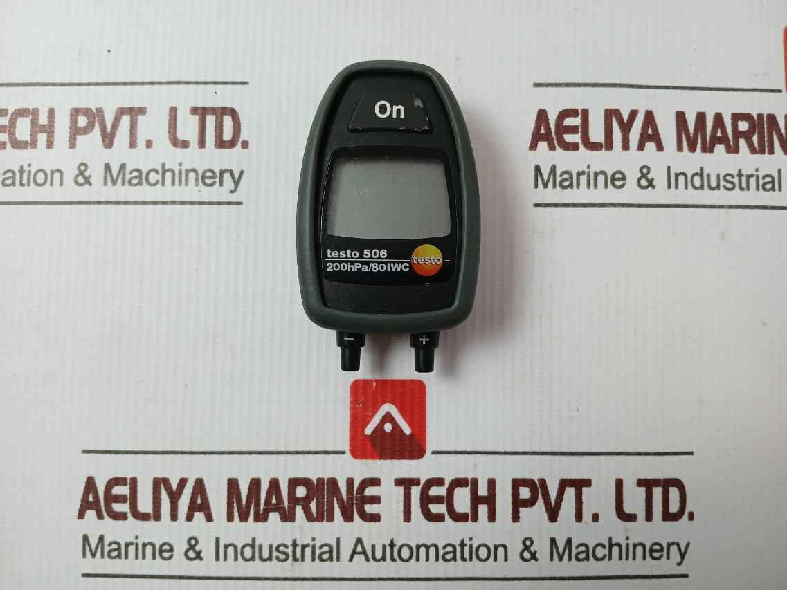 Testo 506 Electronic U-tube Manometer 200Hpa/80Iwc