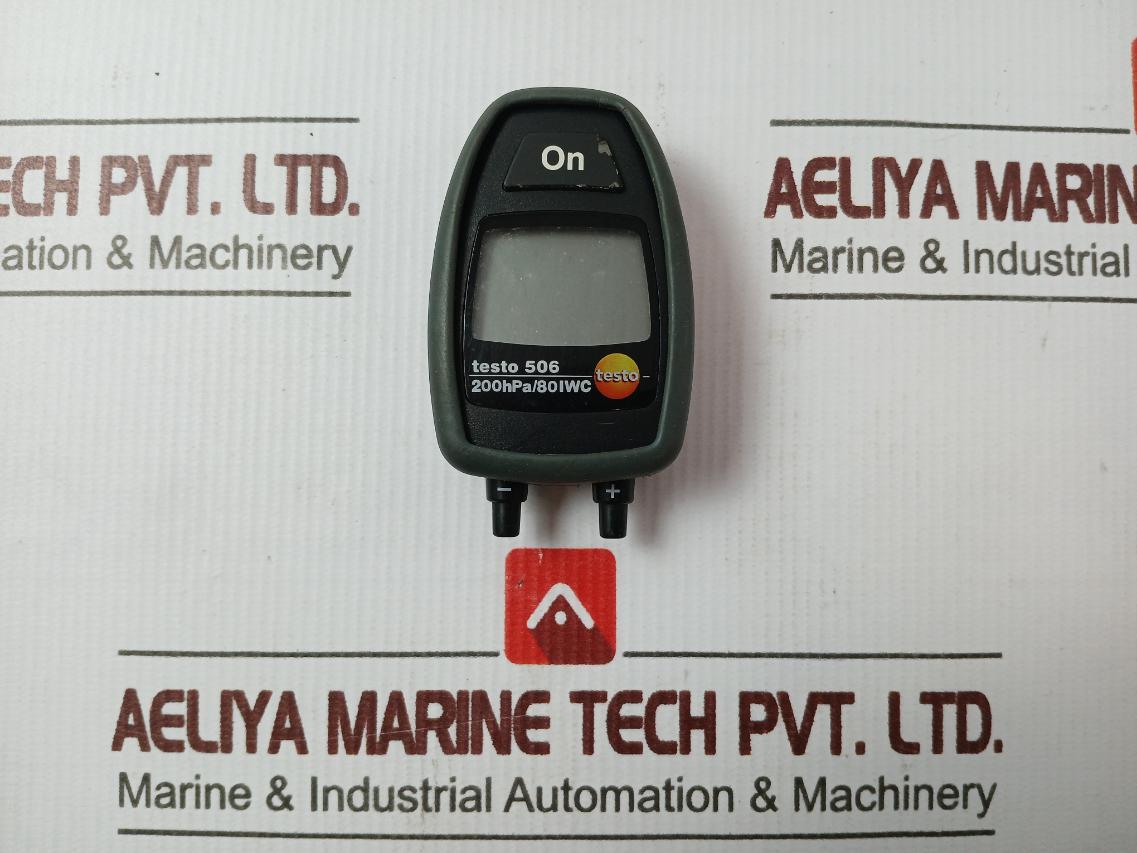 Testo 506 Electronic U-tube Manometer 200Hpa/80Iwc