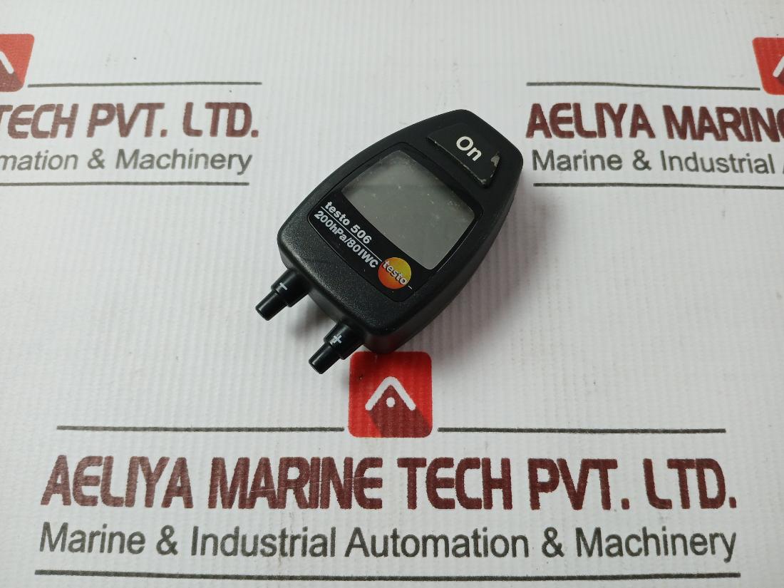 Testo 506 Electronic U-tube Manometer 200Hpa/80Iwc