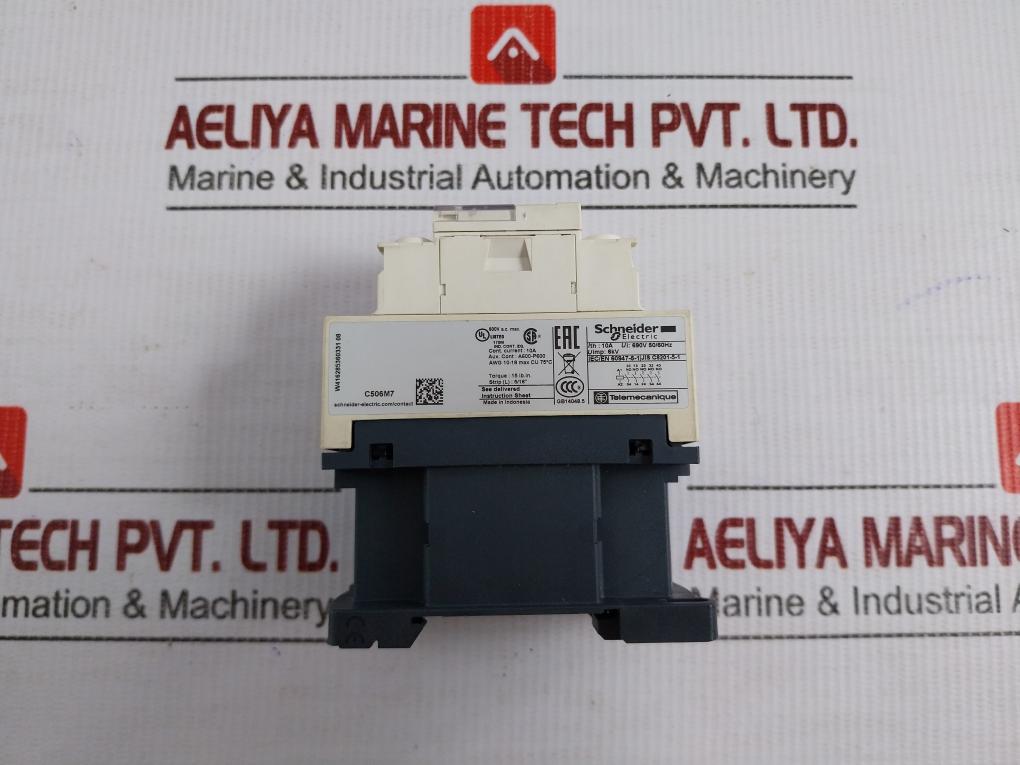 Tesys Control Relay 690V/10A Part No Cad506 Schneider Electric