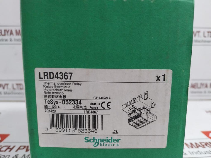 Tesys Thermal Overload Relay Lrd4367 Schneider Electric 95-120A 690V 50/60 Hz