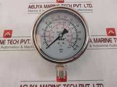 Tesz En 837.1 Pressure Gauge 0-350 Psi 0-25 Bar