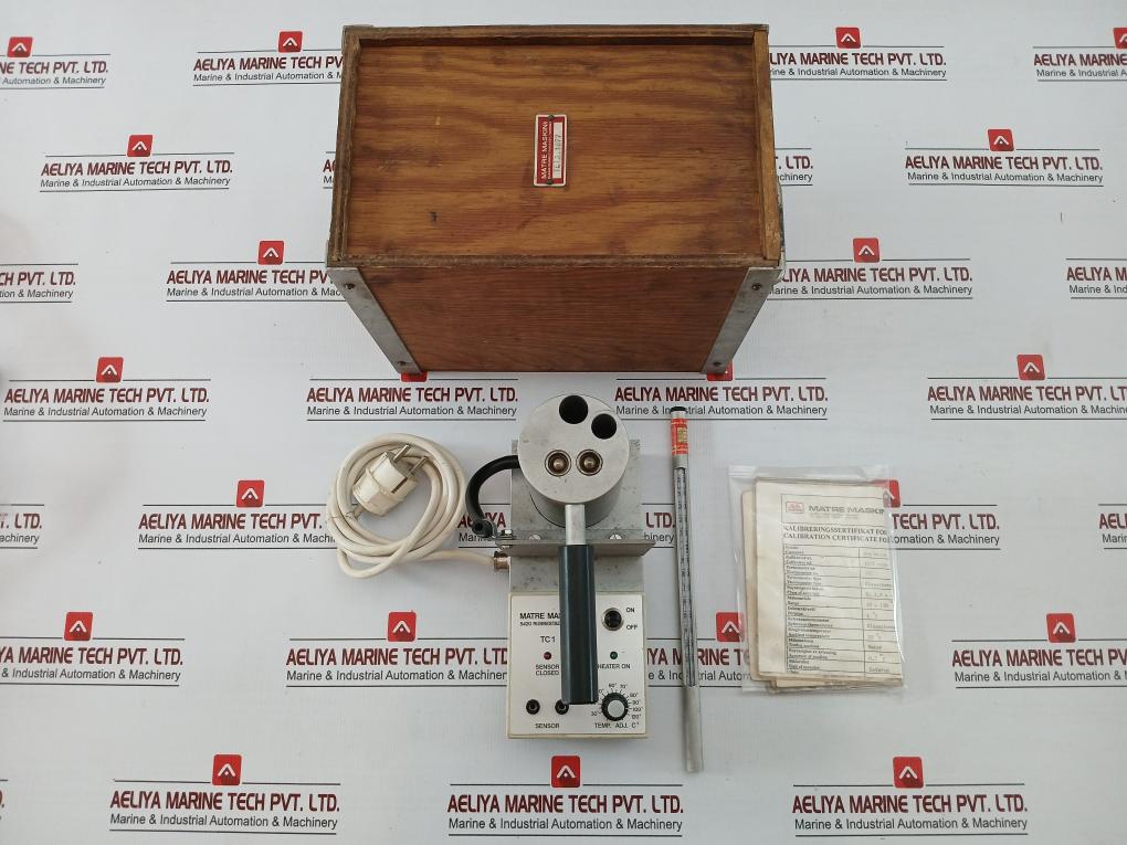 Tet3.1677 Portable Temperature Calibrator 220 Vac 50/60Hz Matre Maskin