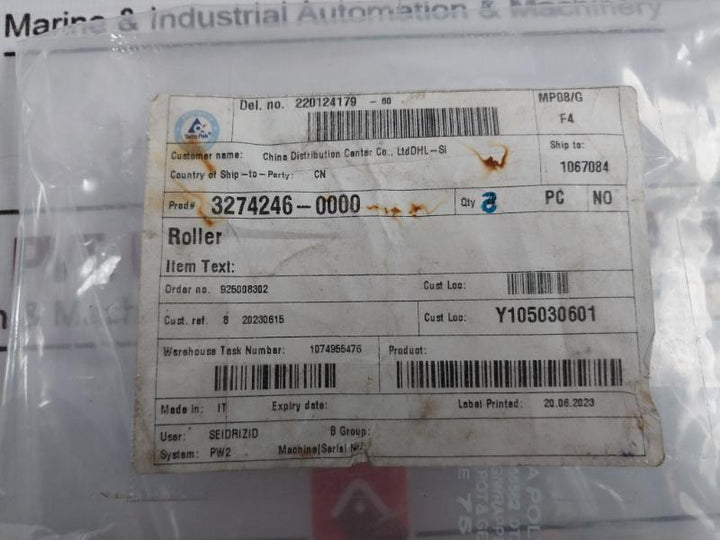 Tetra Pak 3274246 Aa Outer Wheel End Bearing Cup Installer 5002538 F4