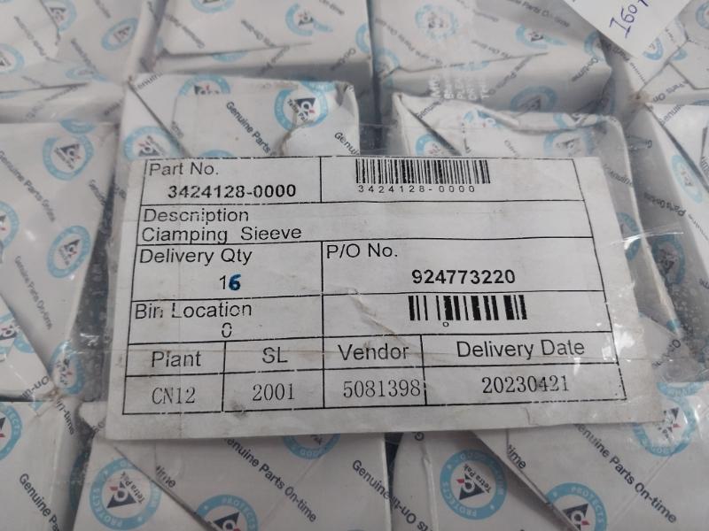 Tetra Pak 3424128 Ab Clamping Sleeve 3424128-0000 5081398