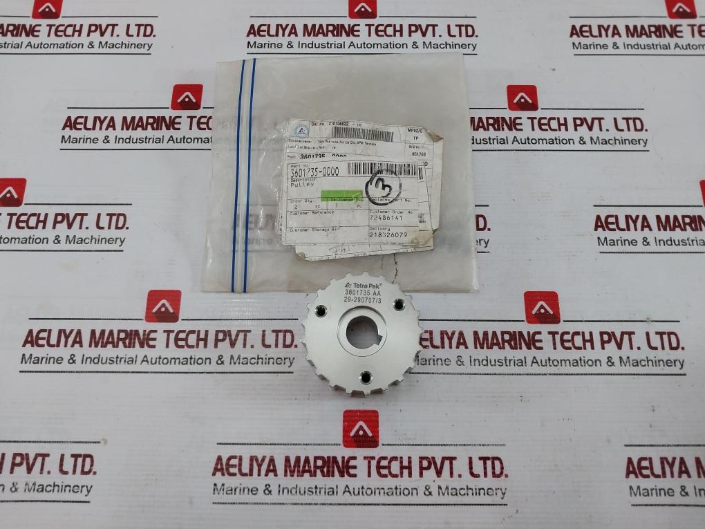 Tetra Pak 3601735 Aa Pulley 29-290707/3 3601735-0000