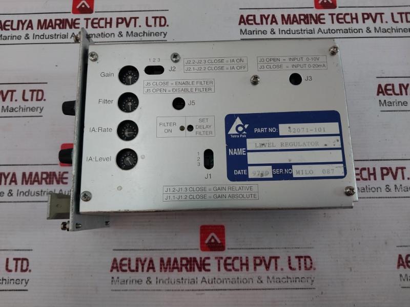 Tetra Pak 42071-101 Level Regulator Control 927108/9A