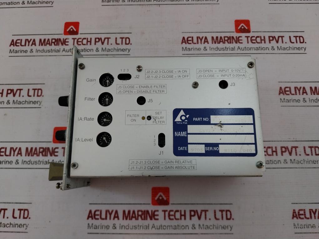 Tetra Pak 42071-101 Level Regulator Control 927267-9