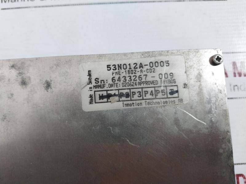 Tetra Pak Pme-1802-a-cd2 Motor Controller 90430-67 53N012A 230 Vac