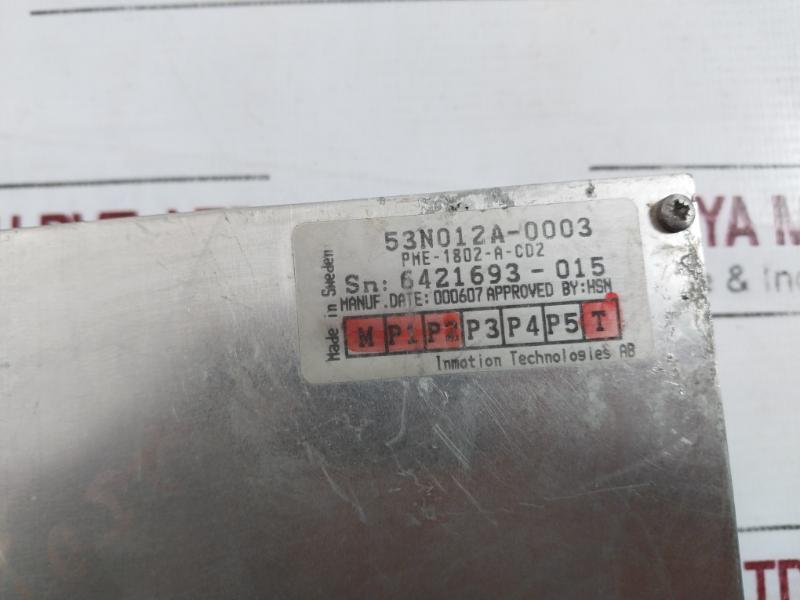 Tetra Pak Pme-1802-a-cd2 Motor Controller Module 90430-67 53N012A 230 Vac