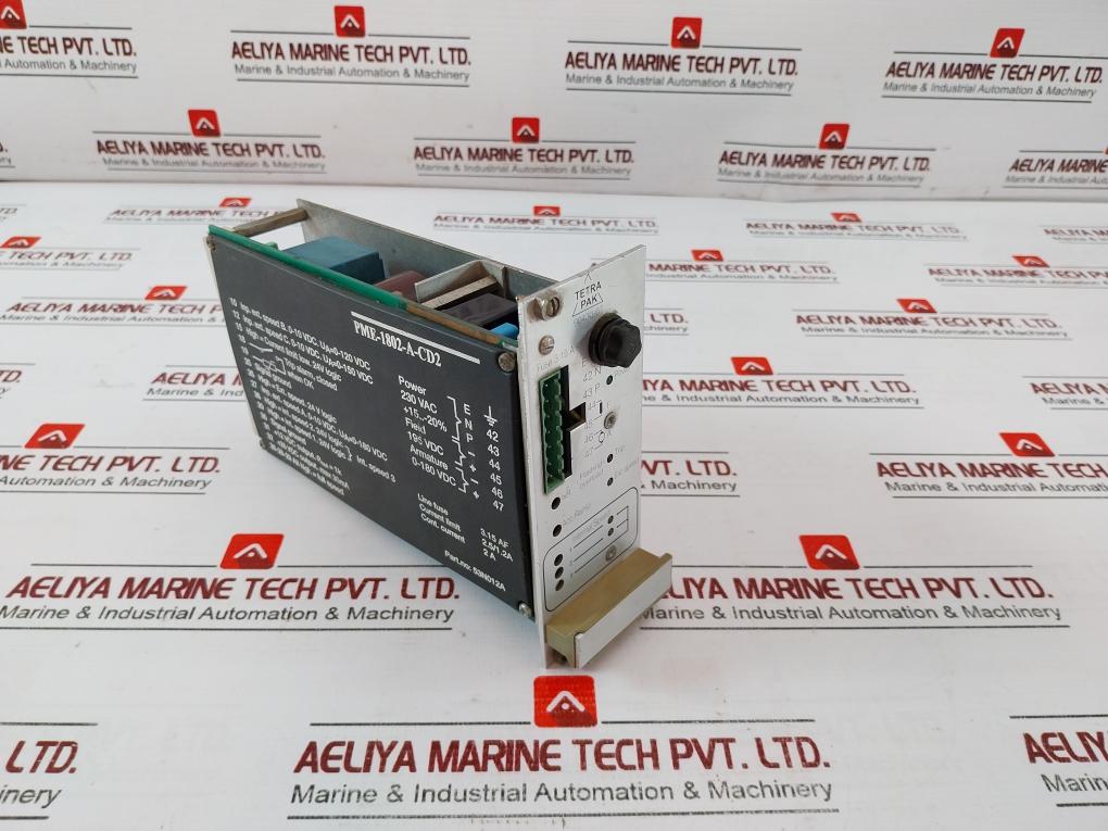 Tetra Pak Pme-1802-a-cd2 Power Supply Module 53N012A-0005 230Vac 2A 180Vdc