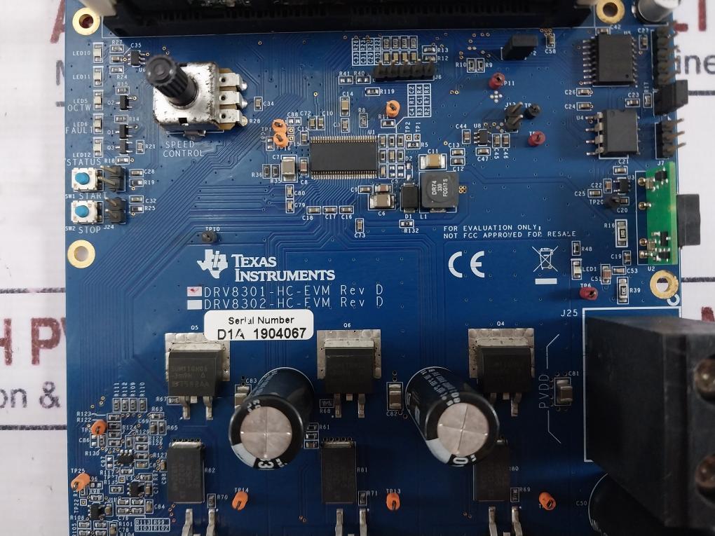Texas DRV8301-HC-EVM 3 Phase Motor Out F2806X ISO Control Card Rev D 94V