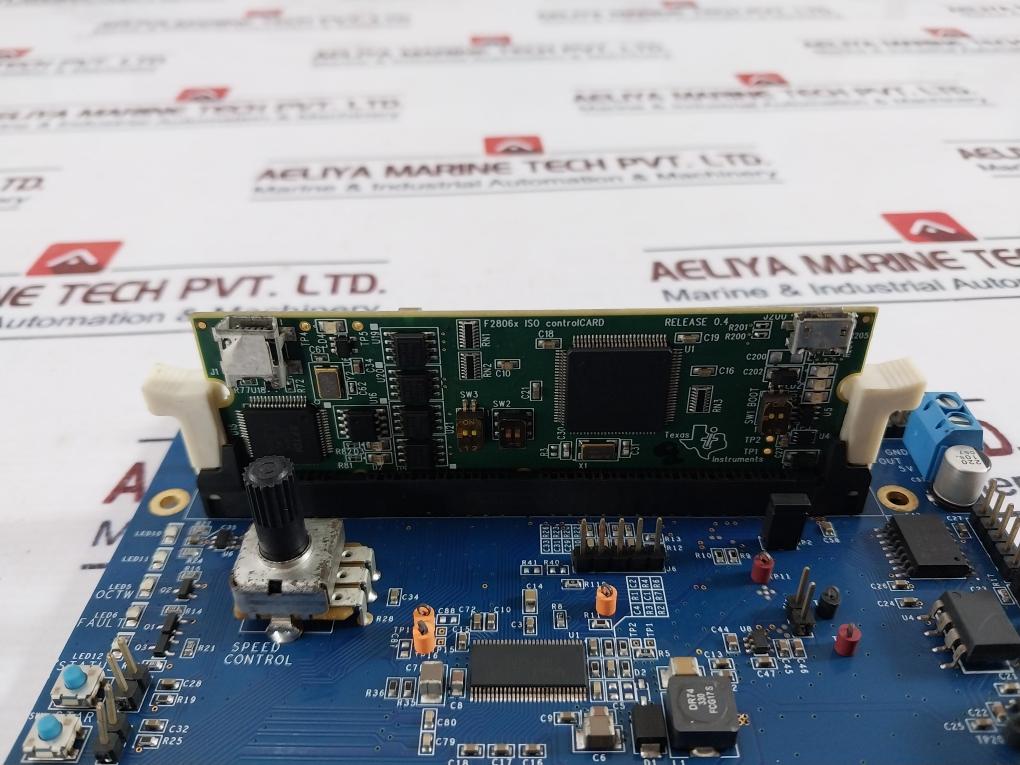 Texas DRV8301-HC-EVM 3 Phase Motor Out F2806X ISO Control Card Rev D 94V