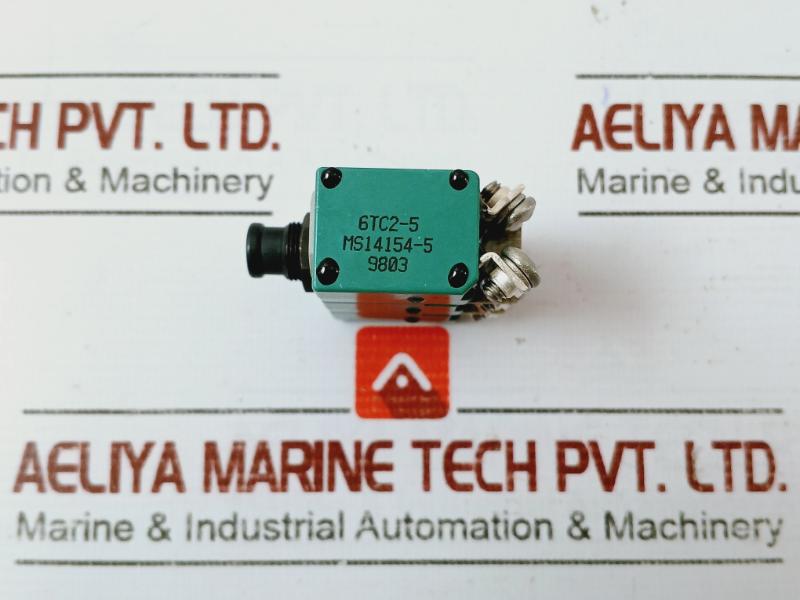 Texas Instruments Klixon 6Tc2-5 Circuit Breaker Ms14154-5 5925-01-085-1215