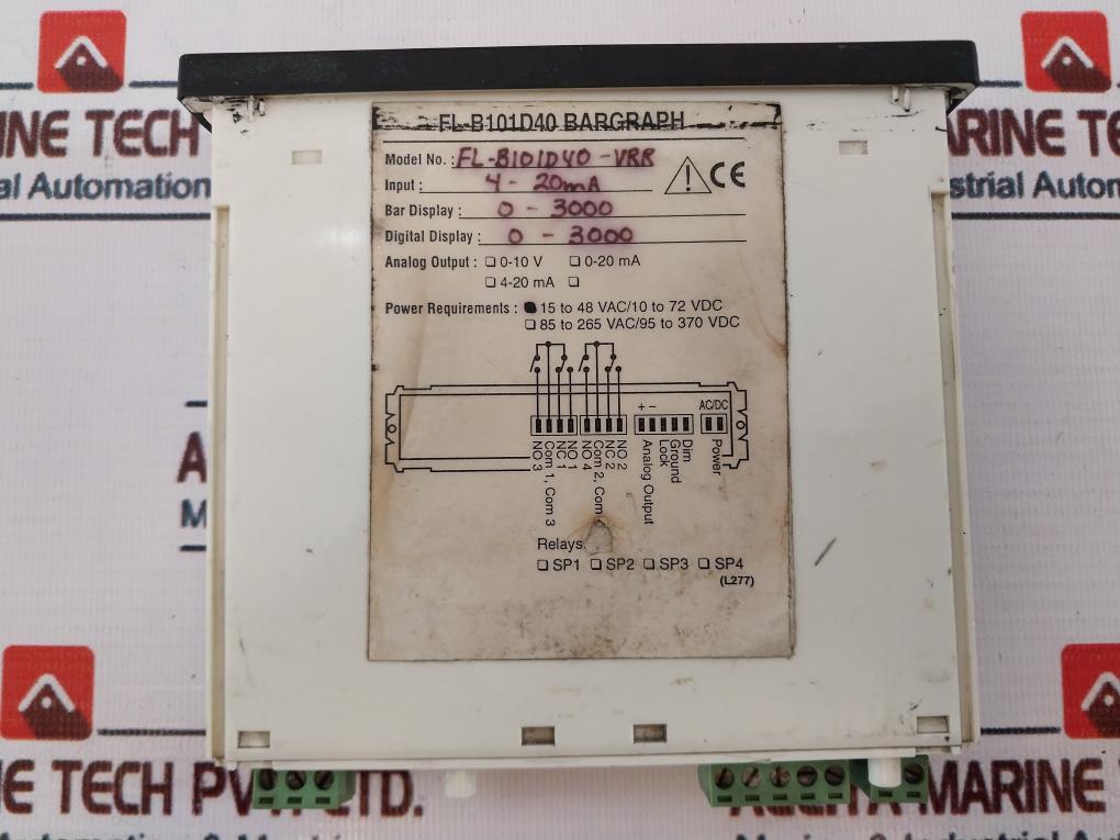 Texmate Fl-b101D40-vrr Bargraph Meter 4-20Ma