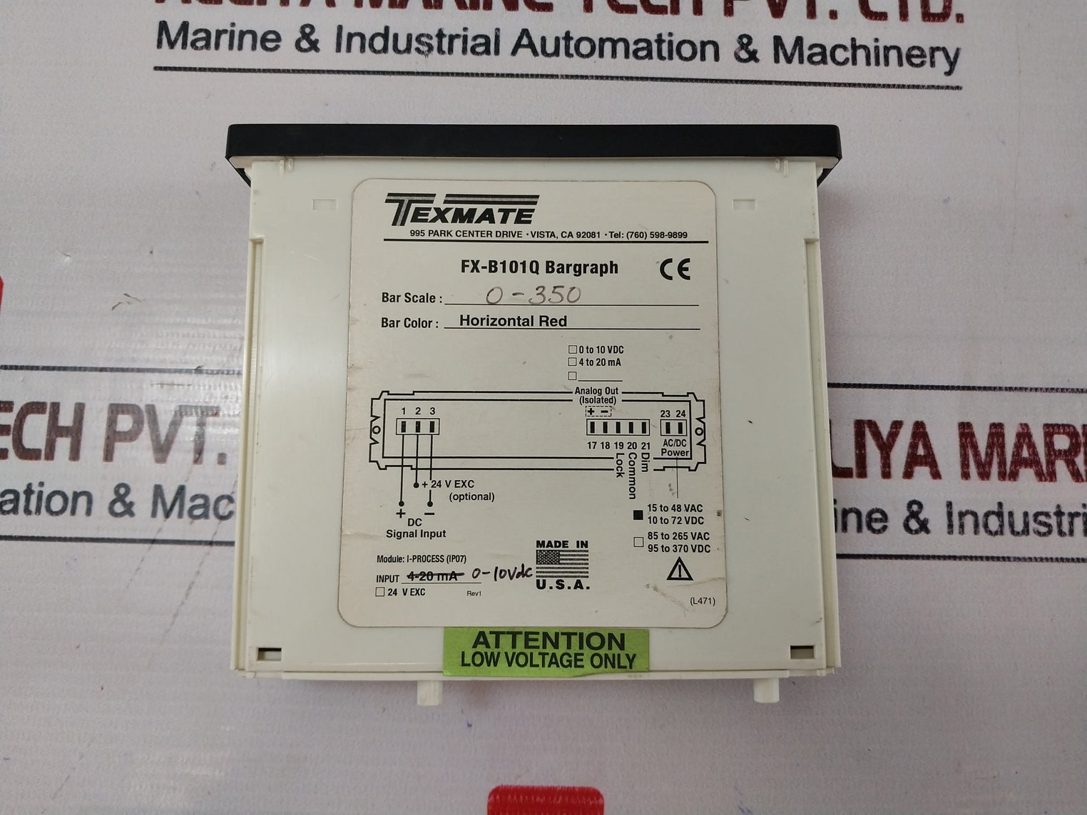 Texmate Fx-b101Q Bargraph Stack Wellbore Temperature I-process (Ip07)