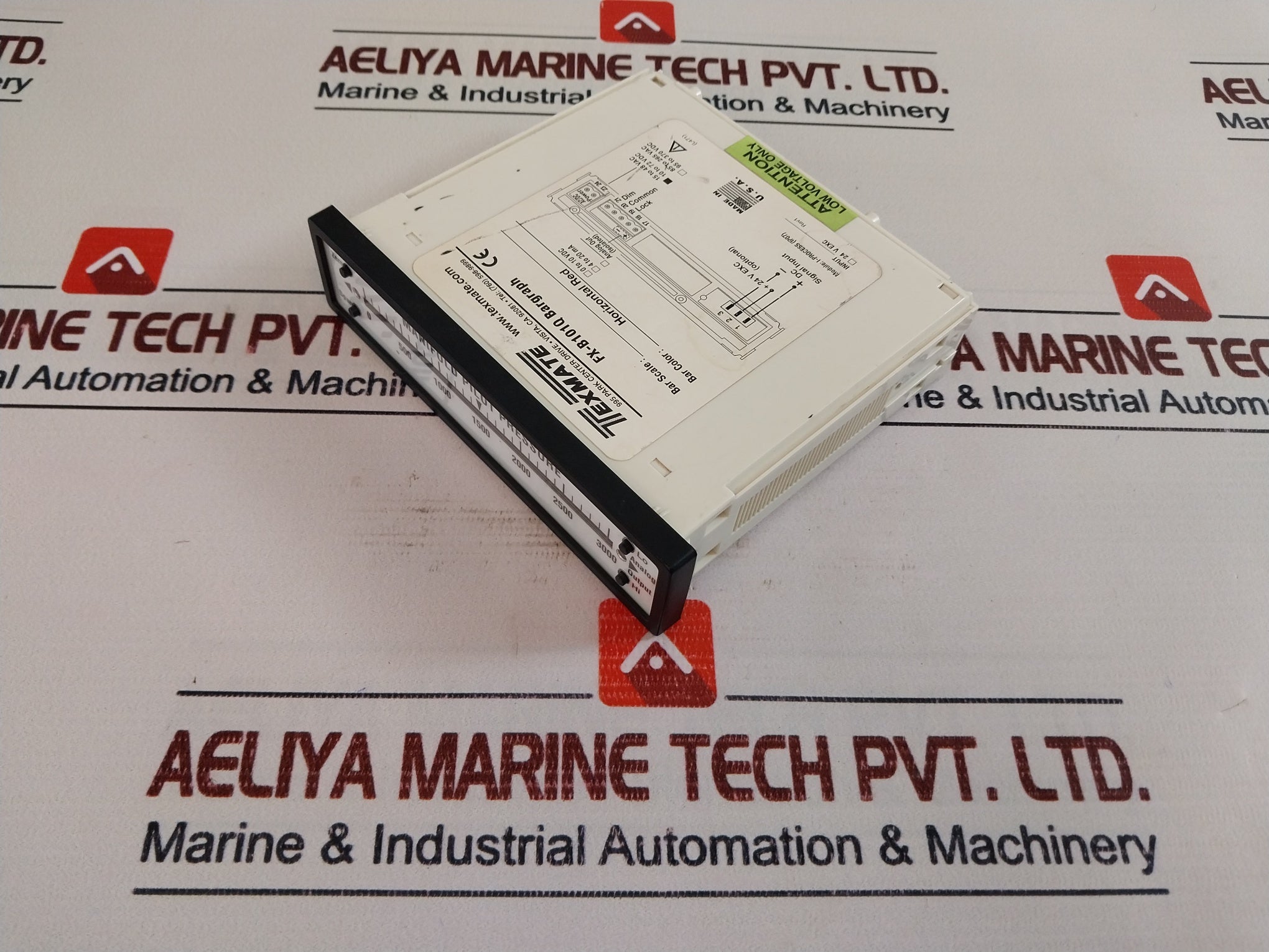 Texmate Fx-b101Q Bargraph Manifold Pilot Pressure 0-3000