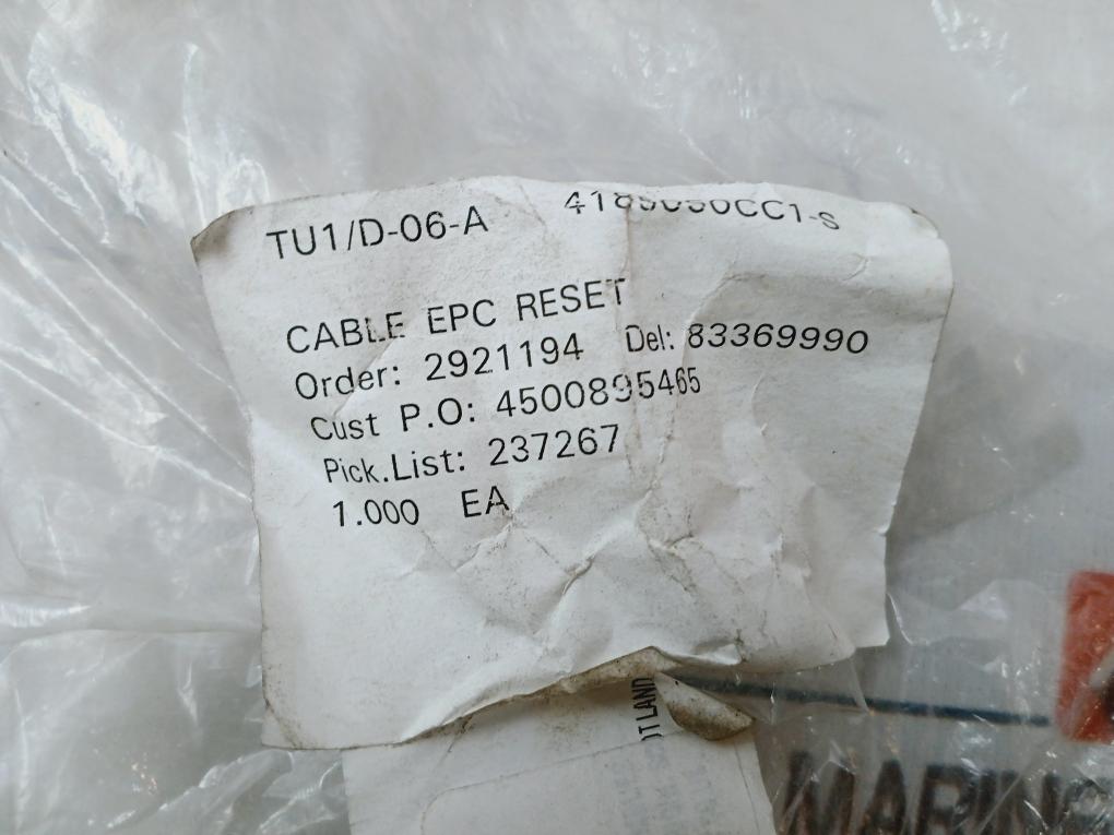 TFC 4185050CC1-S Issue 3 Connection Cable 4185050CC1