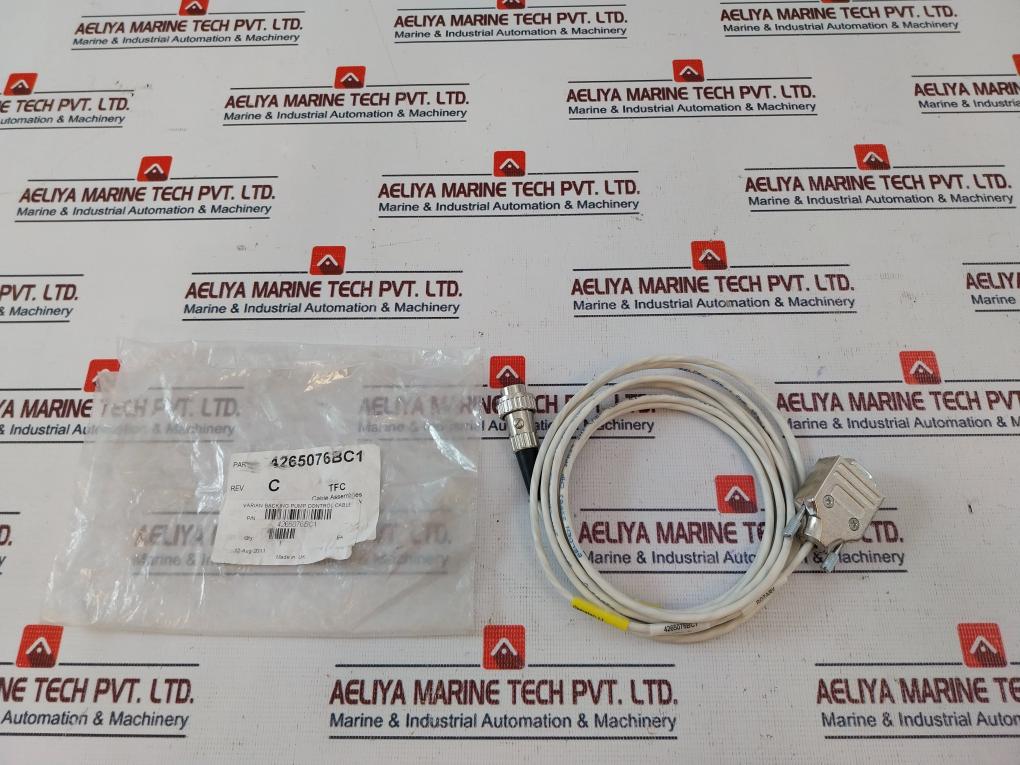 Tfc 4265076Bc1 Varian Backing Pump Control Cable Connector Rev: C