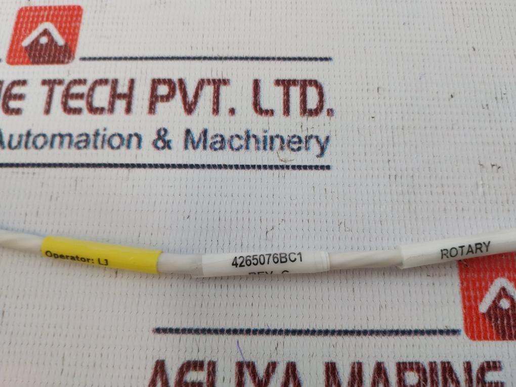 Tfc 4265076Bc1 Varian Backing Pump Control Cable Connector Rev: C