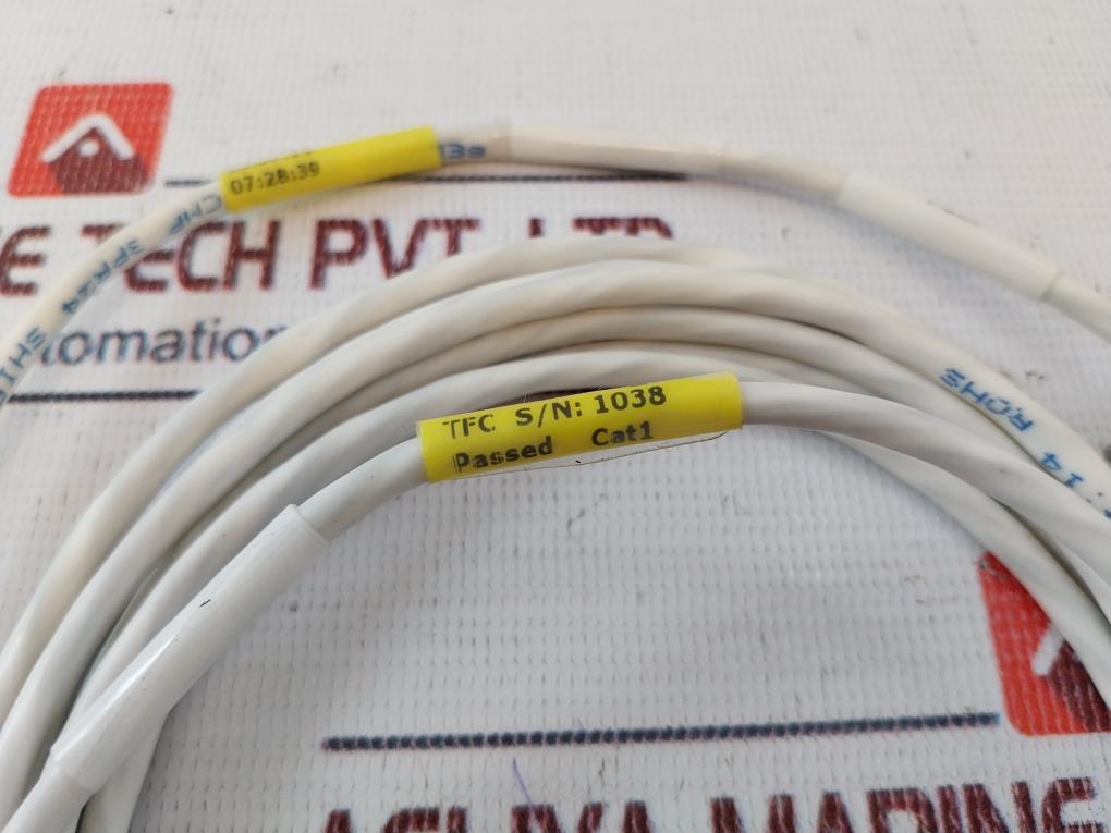 Tfc 4265076Bc1 Varian Backing Pump Control Cable Connector Rev: C