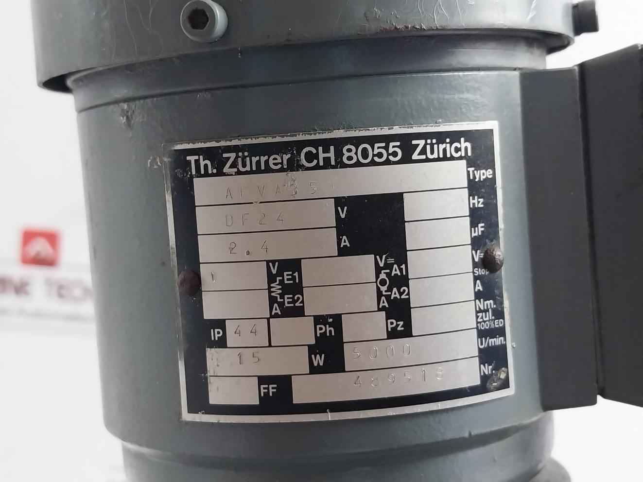 Th.Zürrer Afva35 Signal Rotary Step Switch Assy 24V Dc 2.4A 15W