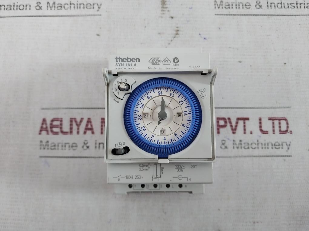 Theben Syn 161 D Hour Segment Timeswitch 230V/50Hz 16(4) 250