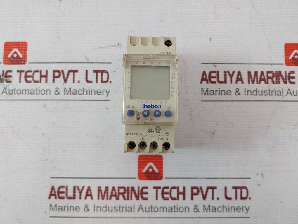 Theben Tr 610 Top Digital Time Switch 6100003 16(10)A 250Vac 230-240V~ 50-60H