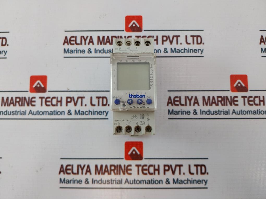 Theben Tr 612 Top Digital Time Switch 16(10)a 250 Vac