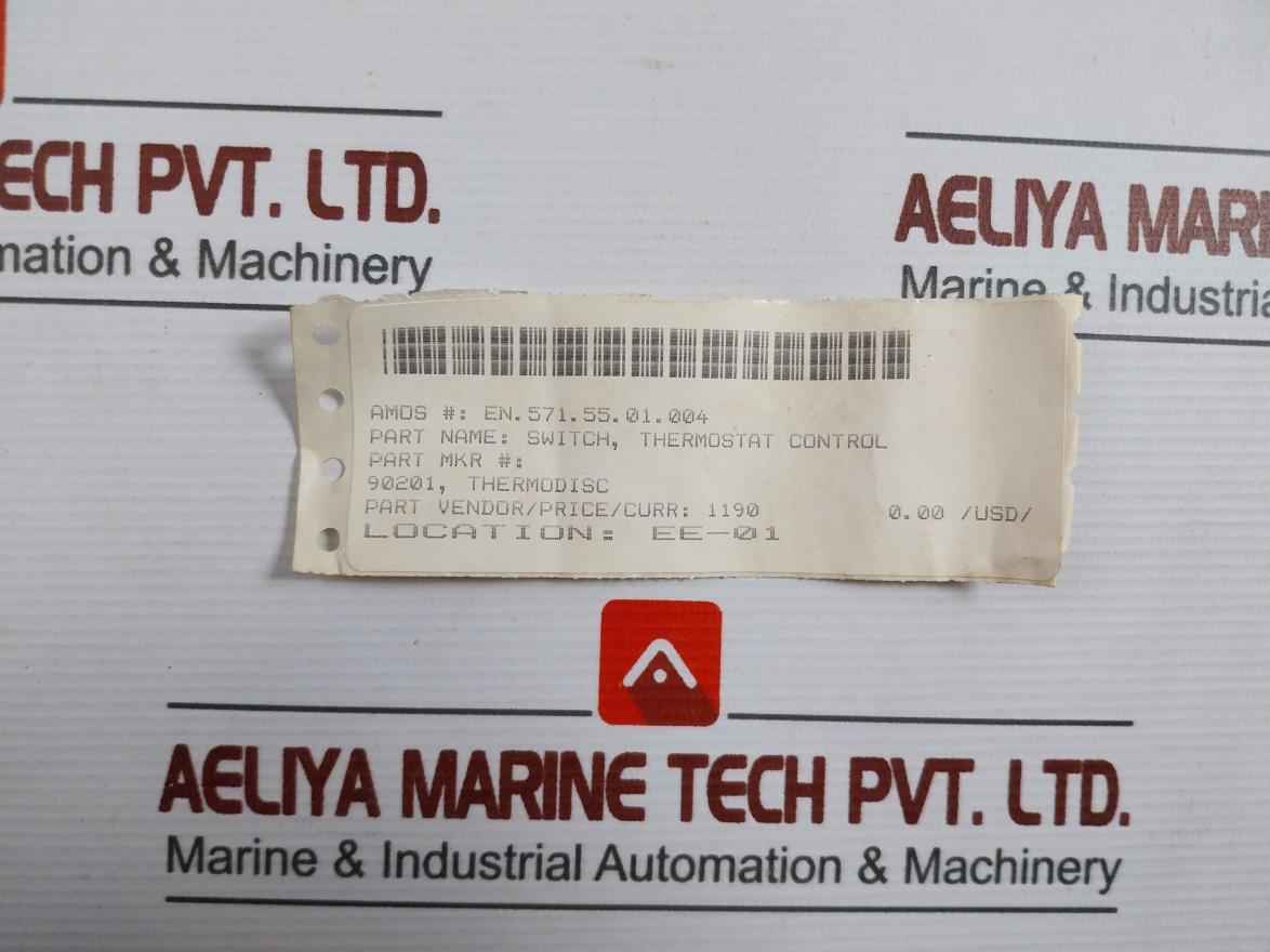 Therm-o-disc 50T1D 39728 Thermostat Control Switch 410033-01
