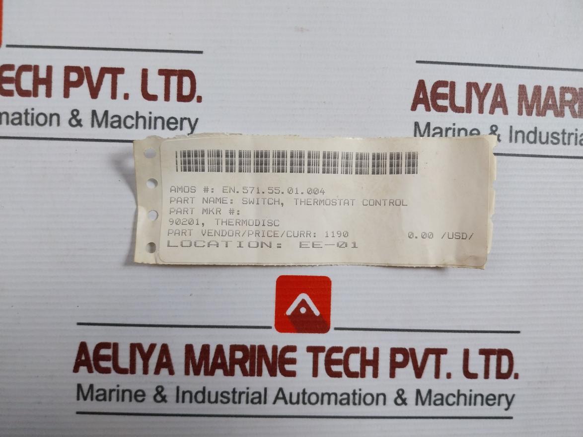 Therm-o-disc 50T1D 39728 Thermostat Control Switch 410033-01