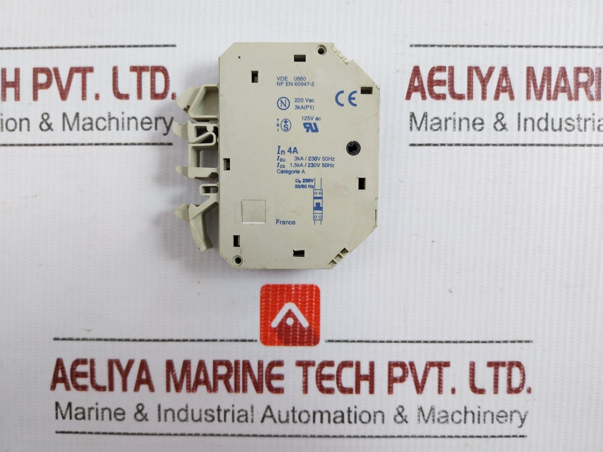 Thermal-magnetic Circuit Protector Gb2-cd09 Telemecanique 250 Vac 4A 50/60Hz