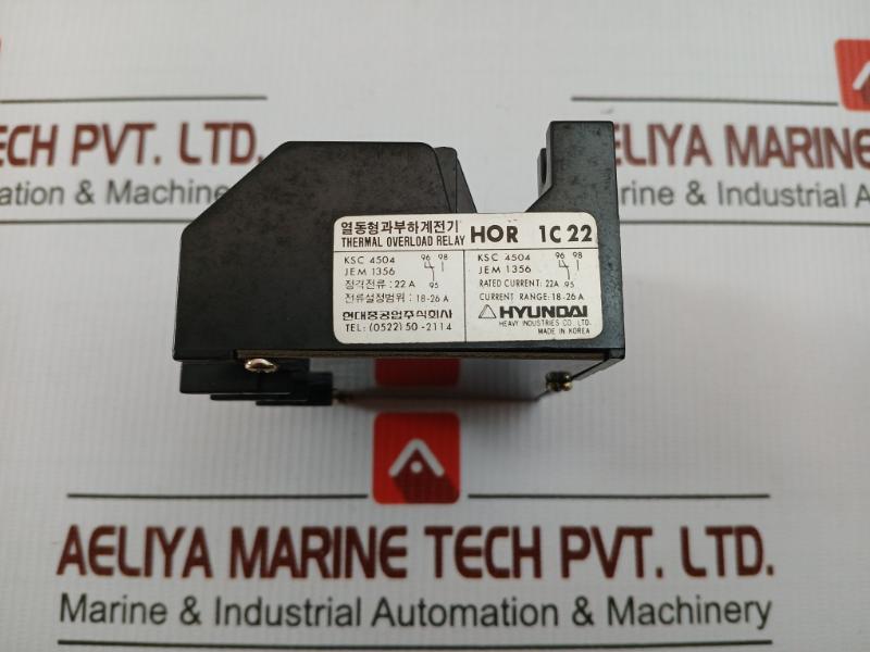 Thermal Overload Relay 22A Hor 1C 22 Hyundai