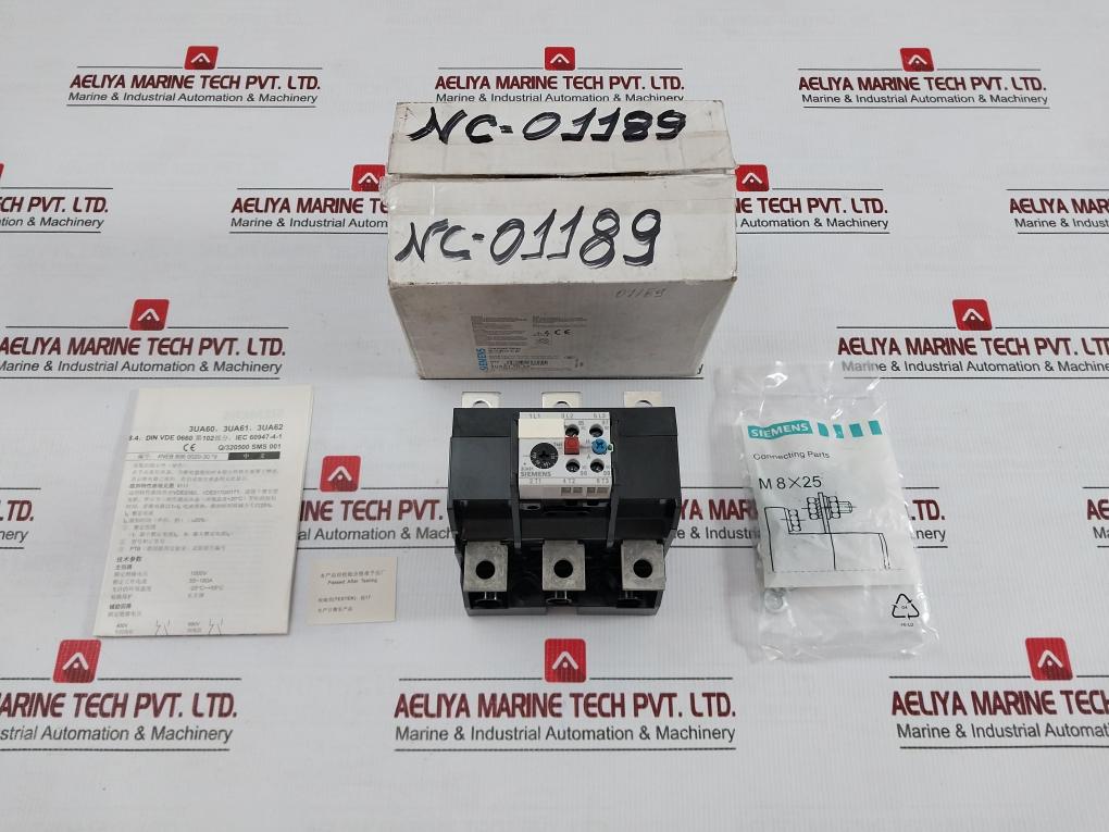 Thermal Overload Relay 3Ua61 40-2X Siemens 1000V 80-110A