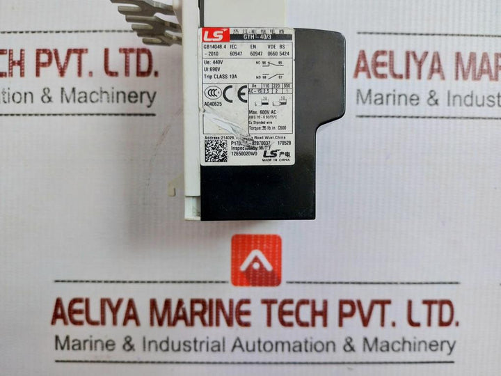 Thermal Overload Relay 600V Ac Ls Electric Gth-40 Meta Mec
