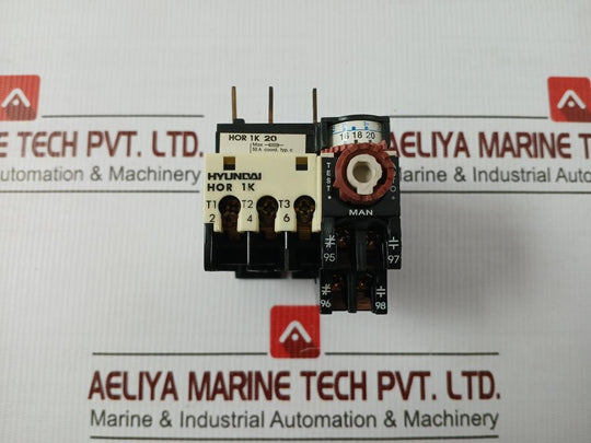 Thermal Overload Relay 600 Vac 0.5A Hyundai Hor 1K 20