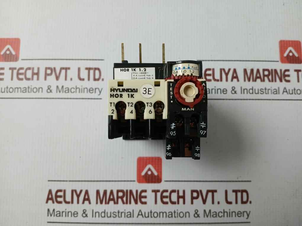 Thermal Overload Relay 660V/5A Hor 1K 1.2 Hyundai
