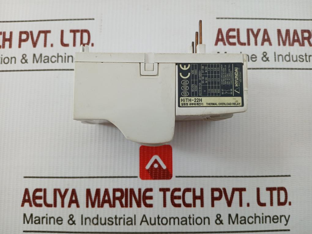 Thermal Overload Relay 690V/5A Hyundai Hith-22H