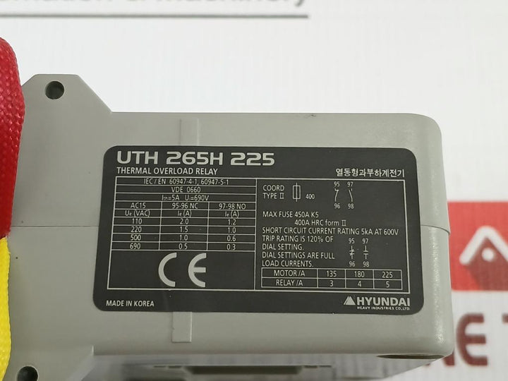 Thermal Overload Relay 690V/5A Hyundai Uth 32H
