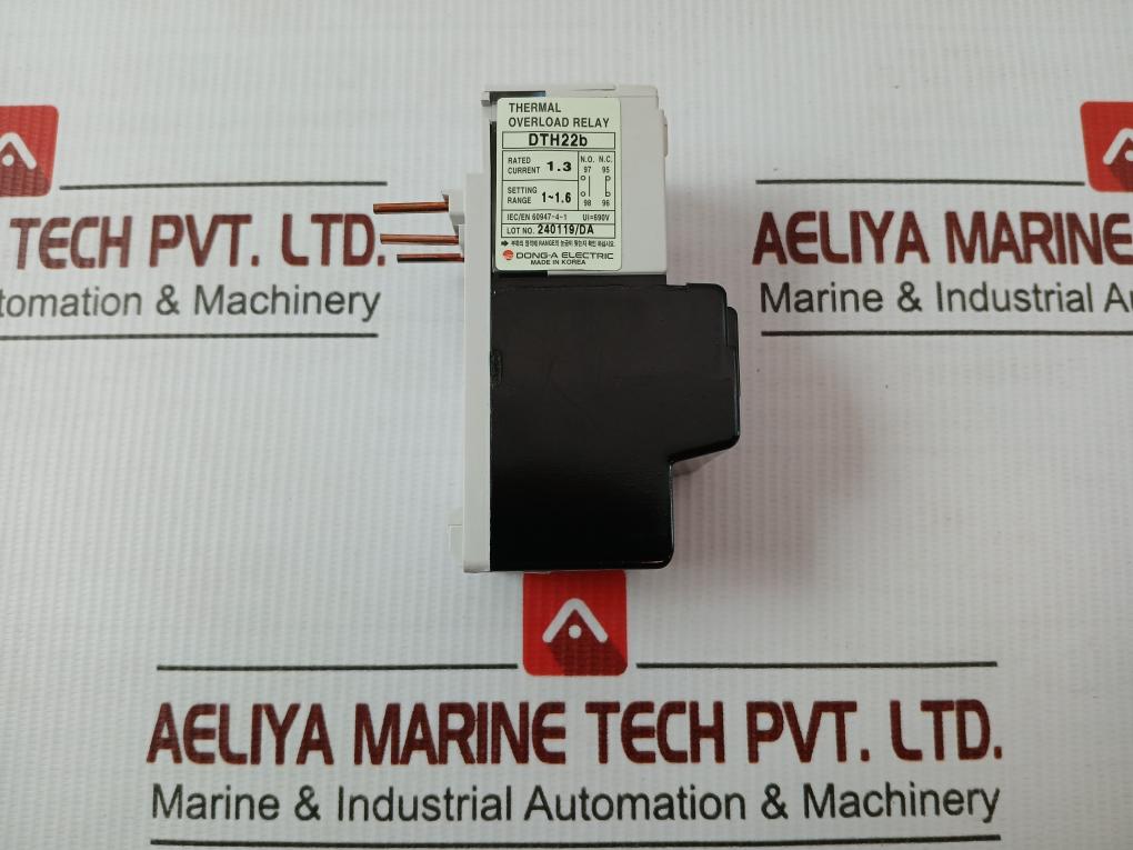 Thermal Overload Relay Dth-22B Dong-a Electric 690V/1.3A