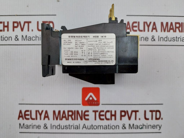 Thermal Overload Relay Hor 1K 10 Hyundai 7-10A