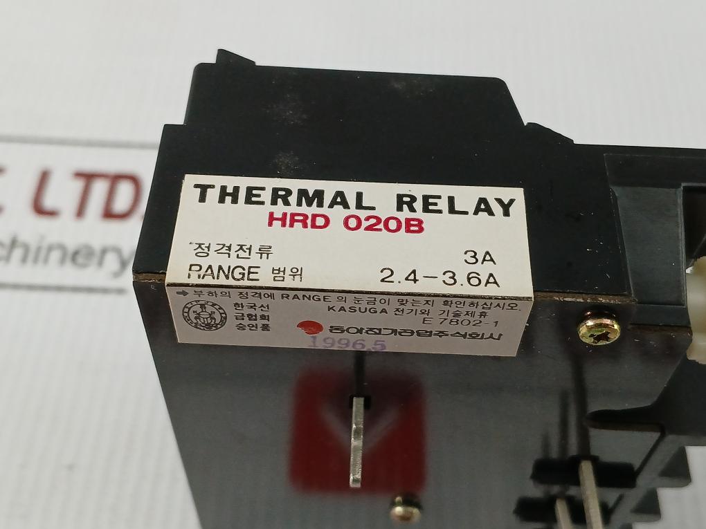 Dong A Electric Thermal Overload Relay Hrd 020B