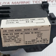 Thermal Overload Relay Th-k20Ta Mitsubishi 660V