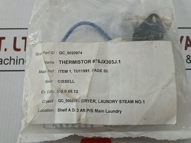 Thermistor Tu11991K Cissell