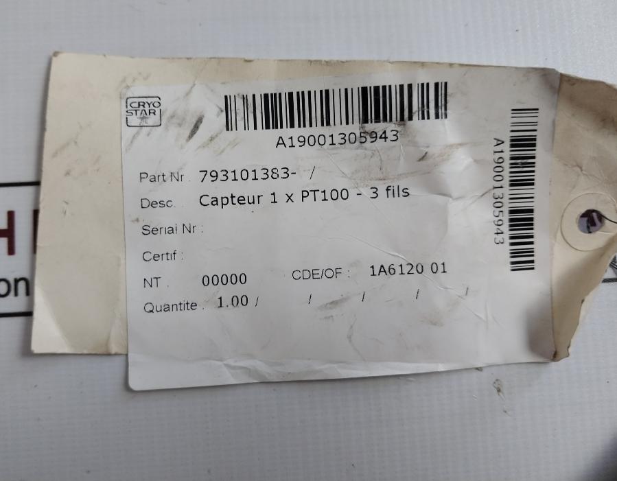 Thermo-est P-al-v-316L-130-s-3 Temperature Sensor 160C Sicmt16