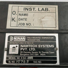 Thermocouple Transmitter 0-600?C Ronan X54