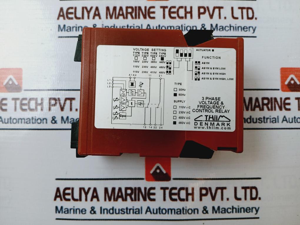 Thiim Padf 4602 F610 B460 Aa4C 3 Phase Voltage & Frequency Control Relay