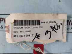 Thomas 617Cd32 Vacuum Pump Compressor, 220V, 50Hz 1.5 Meters